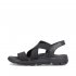 Rieker EVOLUTION Women's sandals | Style V8408 Athletic Sandal Black