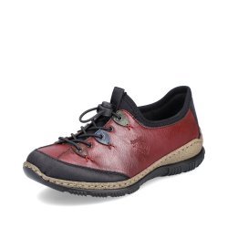 Rieker Synthetic Material Women's shoes| N3271-68 Red Combination