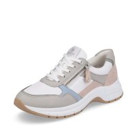 Remonte Women's shoes | Style D0G02 Casual Lace-up with zip White Combination