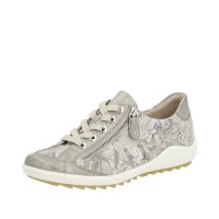 Remonte Women's shoes | Style R1402 Casual Lace-up with zip Beige Combination