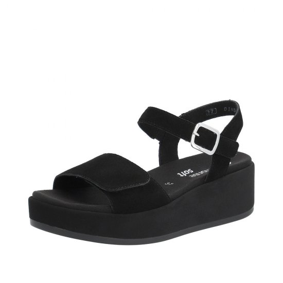 Remonte Women's sandals | Style D1N50 Dress Sandal Black - Click Image to Close