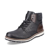Rieker Synthetic leather Men's boots| 38434 Ankle Boots Black Combination