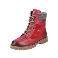 Remonte Leather Women's Mid Height Boots| D9378-00 Mid-height BootsFlip Grip Red Combination