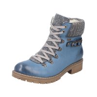 Rieker Synthetic Material Women's short boots | Y9131 Ankle Boots Blue