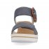 Rieker Women's sandals | Style 67476 Dress Sandal Blue Combination