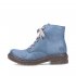 Rieker Synthetic leather Women's short boots | 78240 Ankle Boots Blue