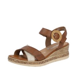 Remonte Women's sandals | Style D3067 Dress Sandal Brown Combination