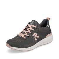 Rieker EVOLUTION Women's shoes | Style 40100 Athletic Lace-up Grey