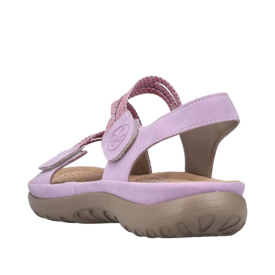 Rieker Women's sandals | Style 64870 Athletic Sandal Pink - Click Image to Close