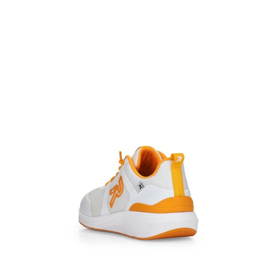 Rieker EVOLUTION Women's shoes | Style 40102 Athletic Lace-up White Combination - Click Image to Close