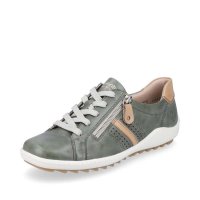 Remonte Women's shoes | Style R1432 Casual Lace-up with zip Red Combination