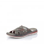 Rieker Men's sandals | Style 25199 Casual Mule Grey