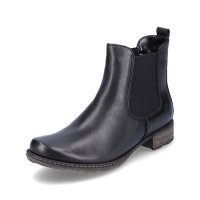 Remonte Leather Women's mid height boots| D4375 Ankle Boots Black