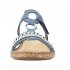 Rieker Women's sandals | Style 628M6 Casual Mule Blue