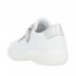 Remonte Women's shoes | Style D1E03 Athletic Lace-up with zip White Combination