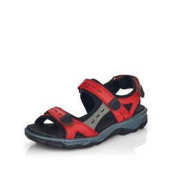 Rieker Women's sandals | Style 68872 Athletic Trekking Red