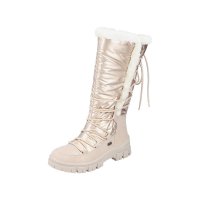 Rieker Synthetic Material Women's' Tall Boots. Z1083 Tall Boots. Fiber Grip Beige