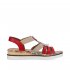 Rieker Women's sandals | Style 679L4 Casual Sandal Red