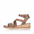 Remonte Women's sandals | Style D3052 Casual Sandal Green Combination