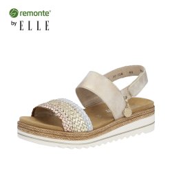 Remonte Women's sandals | Style D0Q56 Casual Sandal Metallic