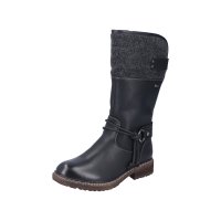 Rieker Synthetic Material Women's' Tall Boots| 94774 Tall Boots Black
