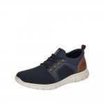 Rieker Men's shoes | Style B7796 Athletic Slip-on Blue