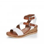 Remonte Women's sandals | Style D3052 Casual Sandal White Combination