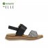 Remonte Women's sandals | Style D1J53 Casual Sandal Black Combination