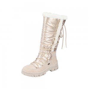 Rieker Synthetic Material Women's' Tall Boots. Z1083 Tall Boots. Fiber Grip Beige