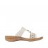 Rieker Women's sandals | Style 628M6 Casual Mule White