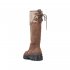 Rieker Suede leather Women's Tall Boots| X8263 Tall BootsFlip Grip Brown