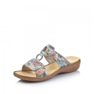 Rieker Women's sandals | Style 60885 Casual Mule Multi